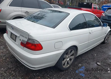2001 BMW 330Ci z USA, uszkodzony, nr VIN WBABN53421JU37349